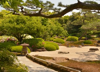 Les Pas japonais lumineux, un atmosphère unique