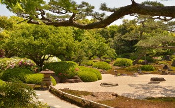 Les Pas japonais lumineux, un atmosphère unique