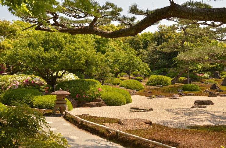 Les Pas japonais lumineux, un atmosphère unique